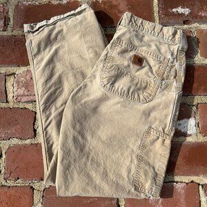 Vintage Carhartt Carpenter Pants Khaki B151 DKH - 31 x 32